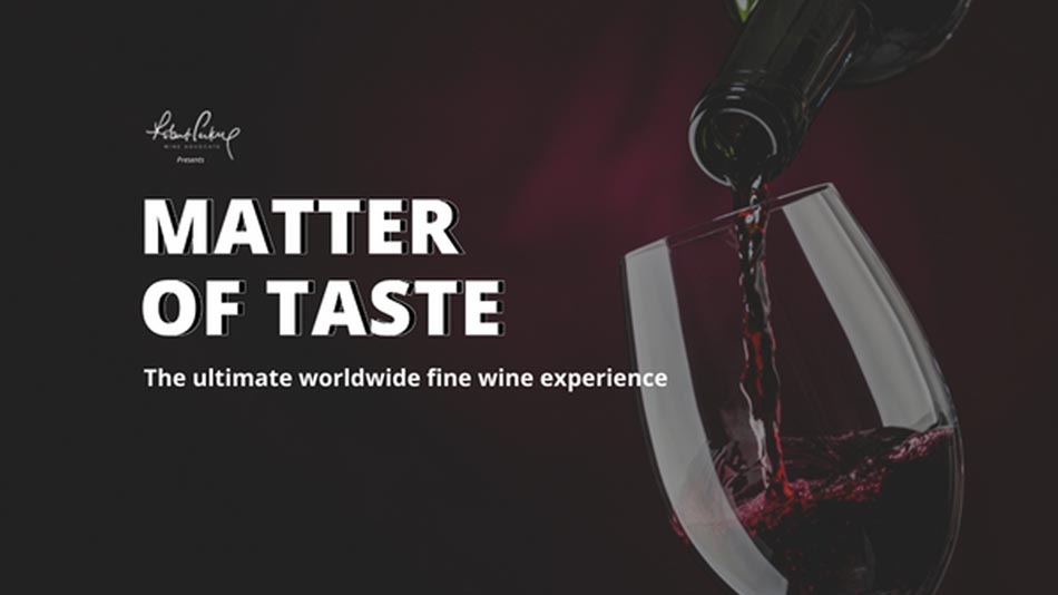 MATTER OF TASTE Z&Uuml;RICH